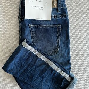 OZ Skinny Cut Jeans with Silver Stripe